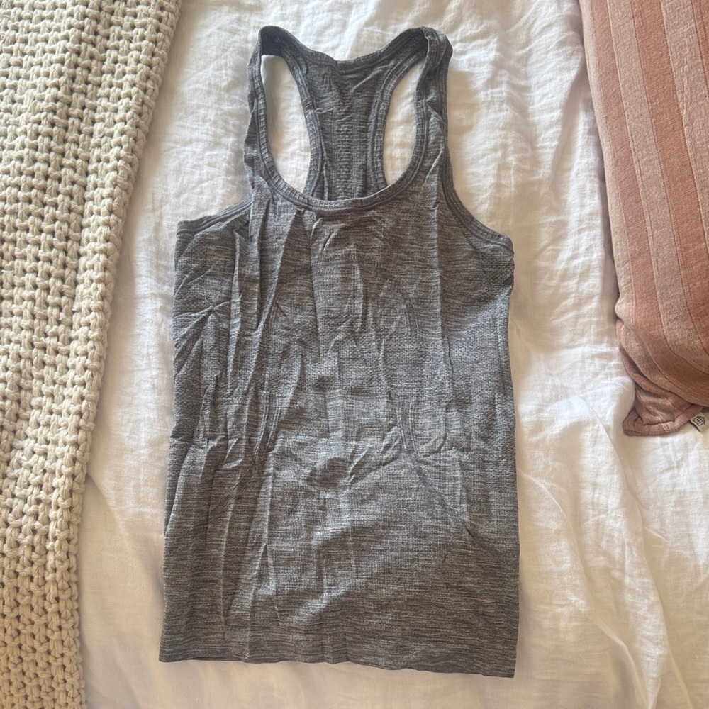 lululemon athletica Gray Swiftly Tank Top